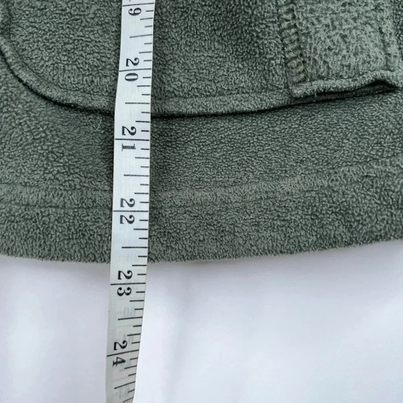 Vintage Patagonia Windzone Jacket Green Synchilla Ruffle Zip Front Fleece USA XS - Picture 13 of 13